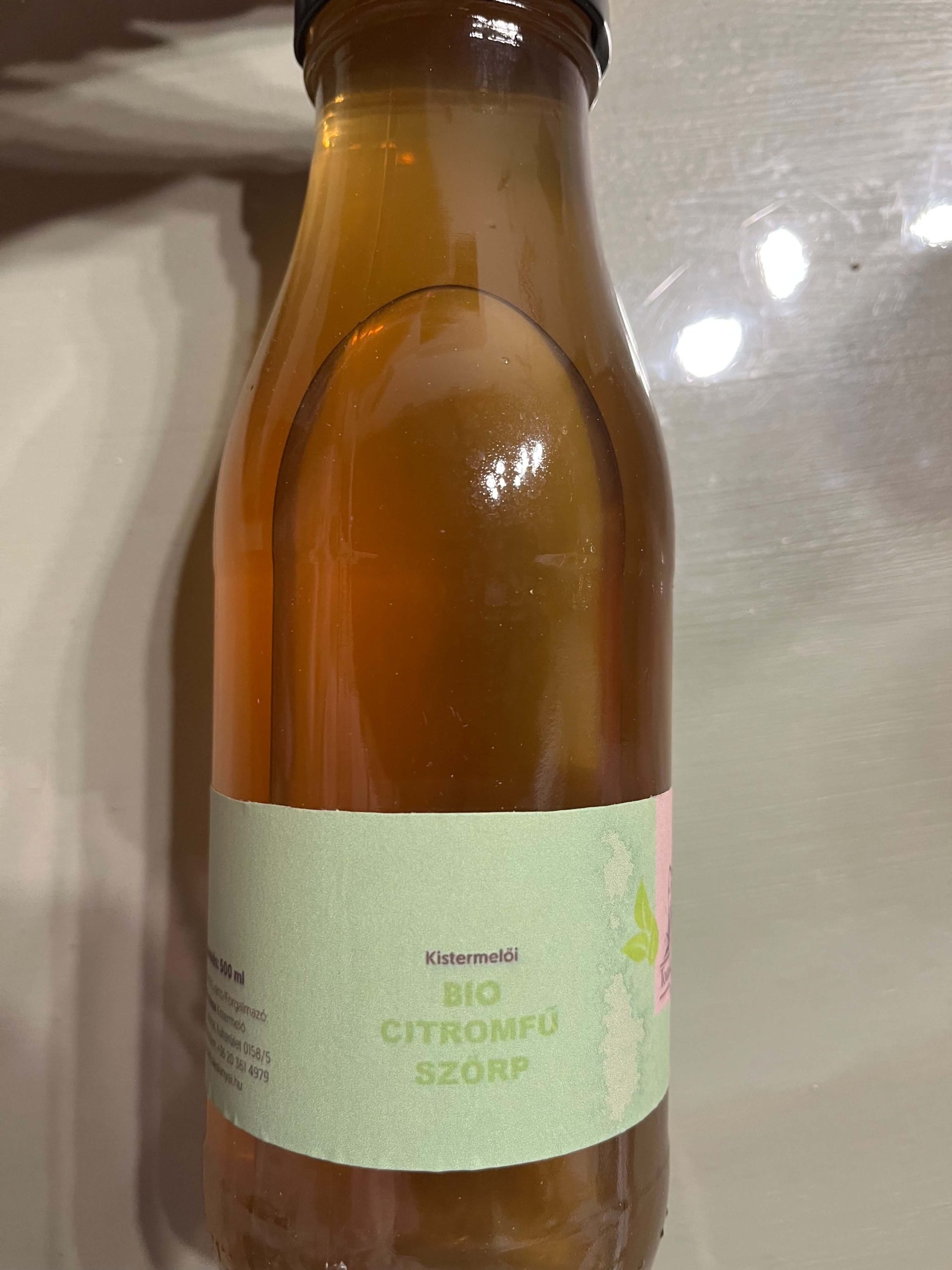 Bio citromfű szörp 500ml