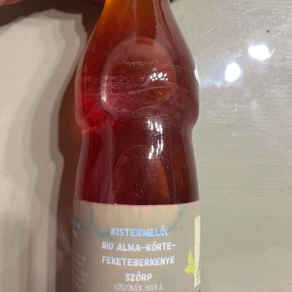 Bio alma-körte-feketeberkenye szörp 500ml