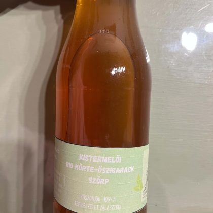Bio őszibarack-körte szörp 500ml
