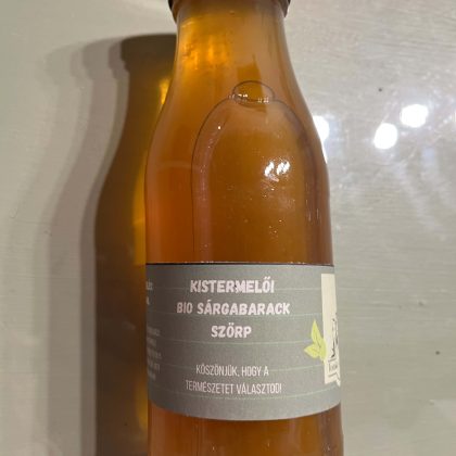 Bio sárgabarack szörp 500ml