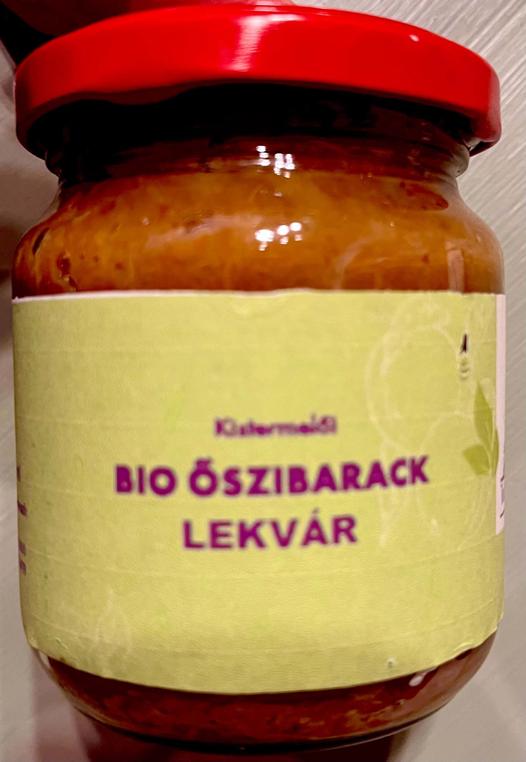 Bio Őszibarack lekvár 200ml
