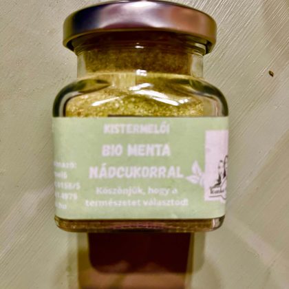 Bio menta nádcukorral